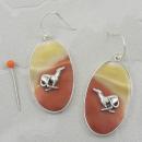 Greys & Stars Ear Dangles  - Click For Enlargement